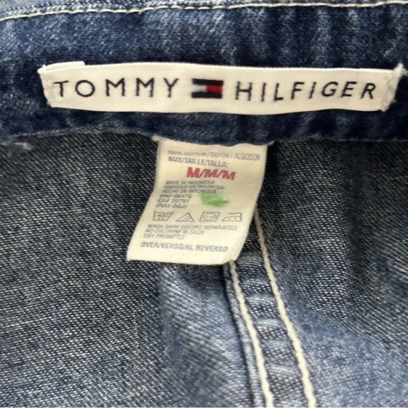 Tommy Hilfiger Blue Denim Overalls